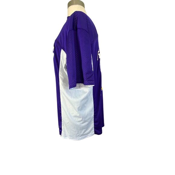 Minnesota Vikings Jersey Men’s M, NFL Flag Football Reversible Purple White - Picture 8 of 11
